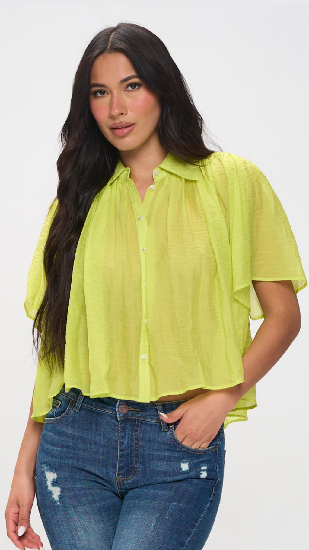 Lime Summer Top