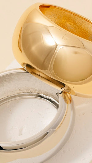 Gilded Silver Bangle