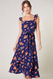 Roseanne Floral Midi Dress