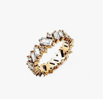 Rosie Crystal Gold Ring