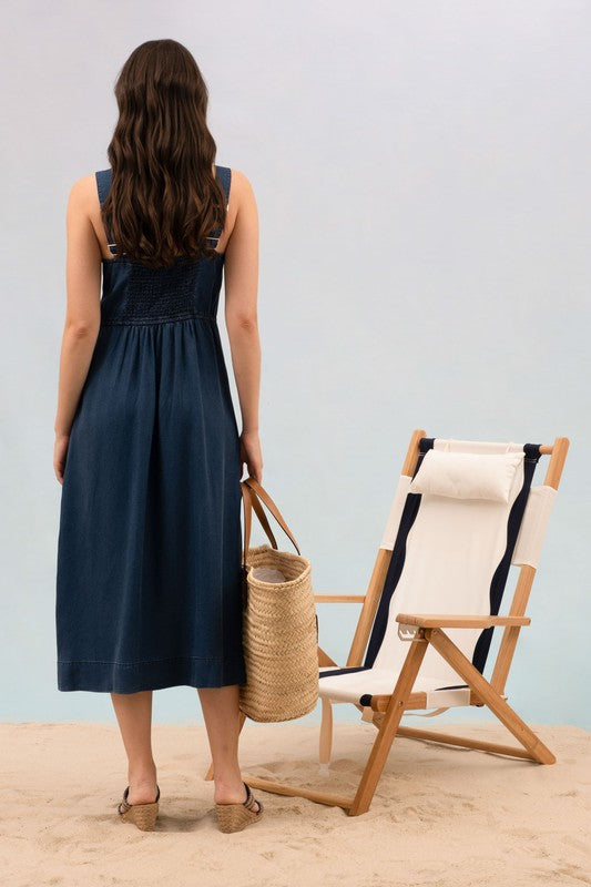 Chambray Maxi Dress