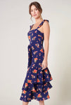 Roseanne Floral Midi Dress
