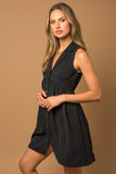Black Sleeveless Summer Dress