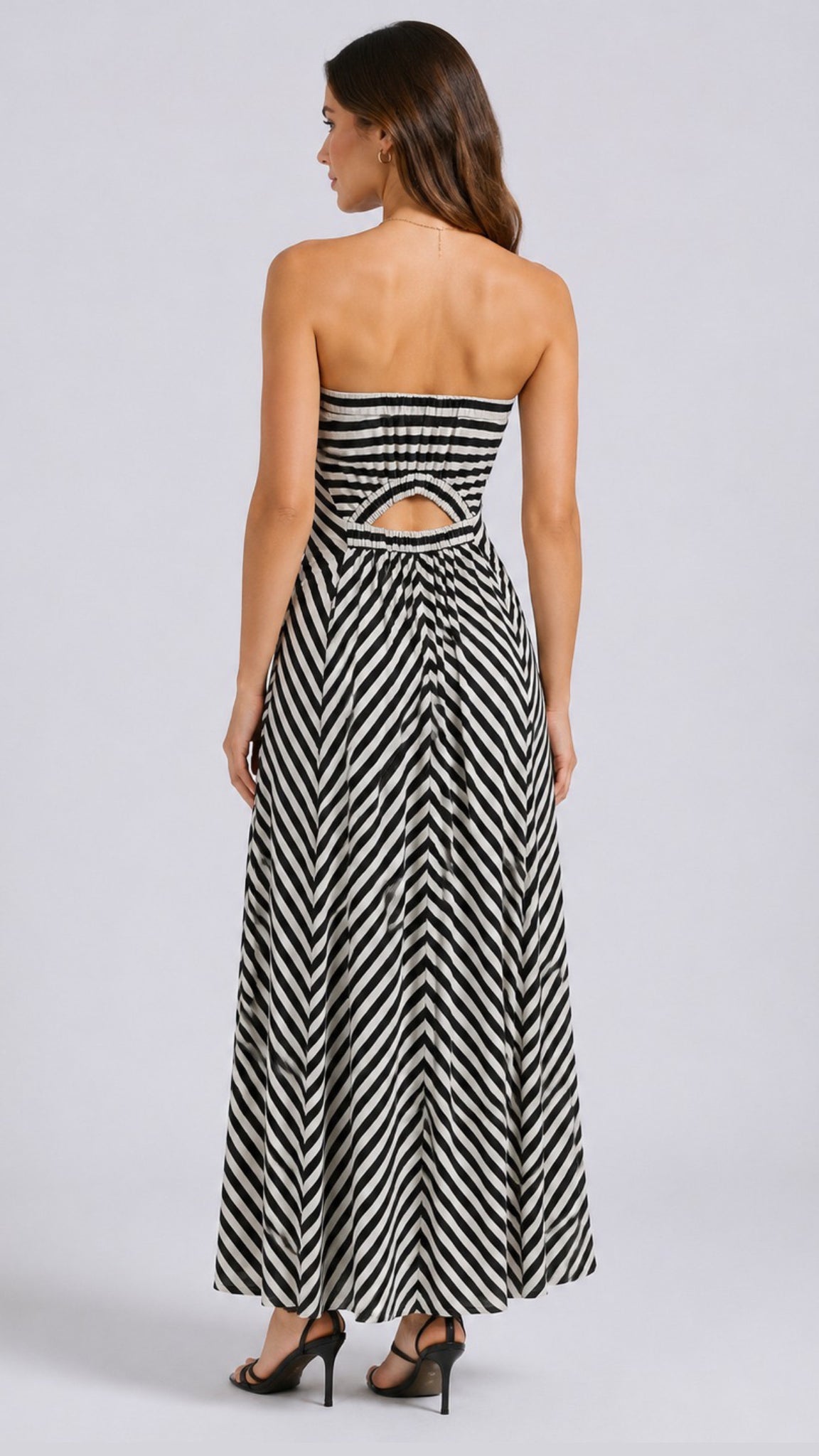 Strapless Striped Tube Dress – Cheekie Boutique
