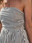 Promenade Striped Dress