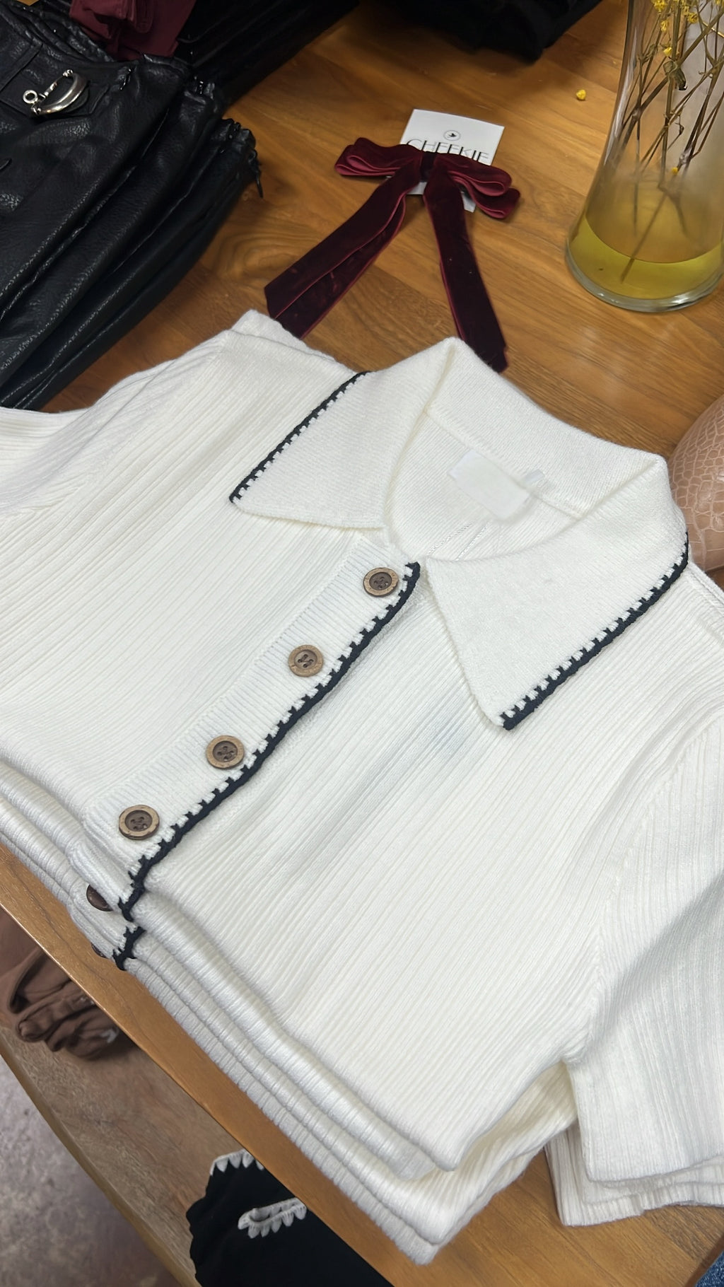 Pretty Polo Sweater