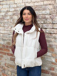 Ivory Puffer Vest