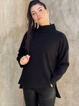 Black Mock Neck Sweater