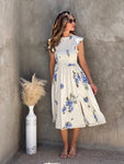 Hadley Floral Smocked Midi Dress