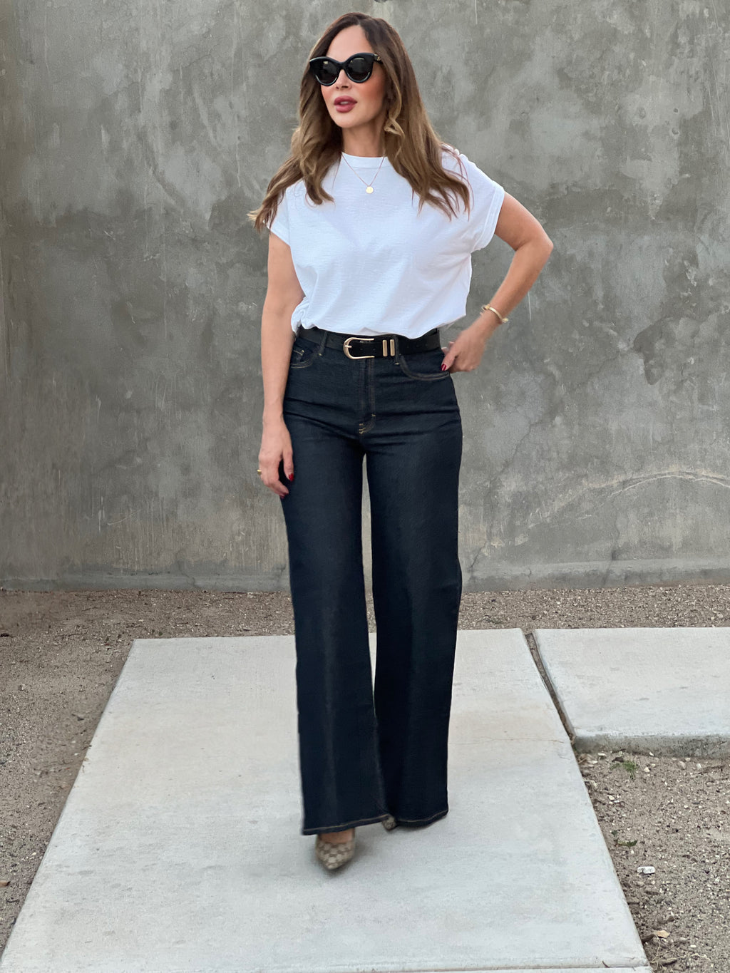 White Slub Tee