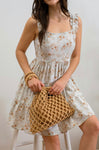 Sage Floral Sun Dress