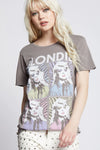 Blondie Portrait Zebra Print Boyfriend T-shirt