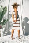 Striped Summer Midi Dress