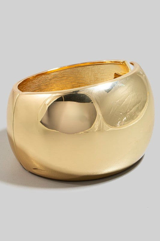 Large Bold Gold Bangle