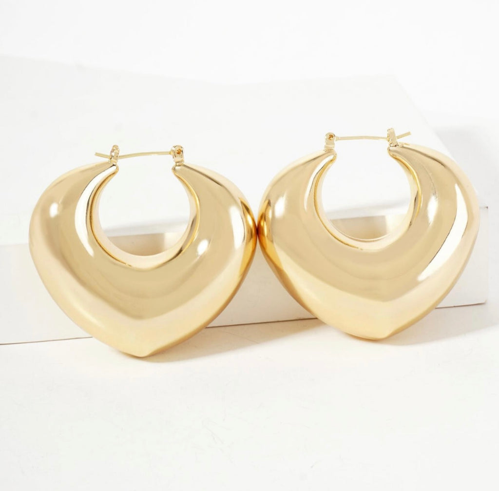 Bubble Gold Hoops