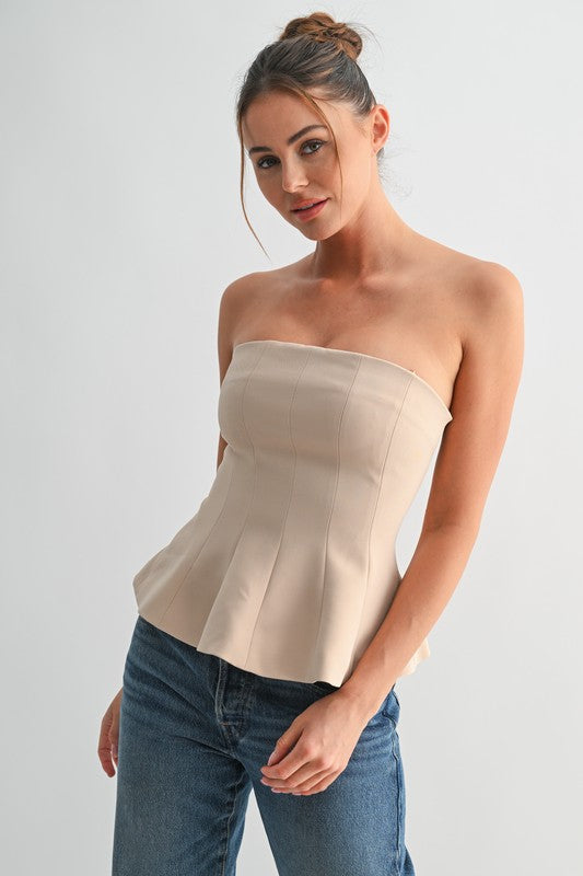 Cafe Creme Peplum
