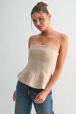 Cafe Creme Peplum