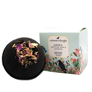 Akira Green Tea, Rose & Patchouli Bath Bomb