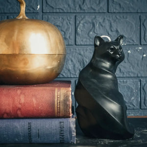 Black Cat Candle