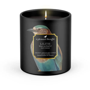 Lilith Blue Orchid & Narcissus Raven Candle