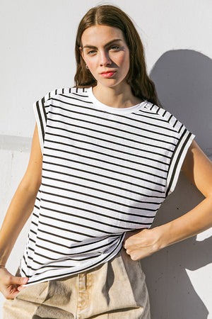 Striped Overized Top