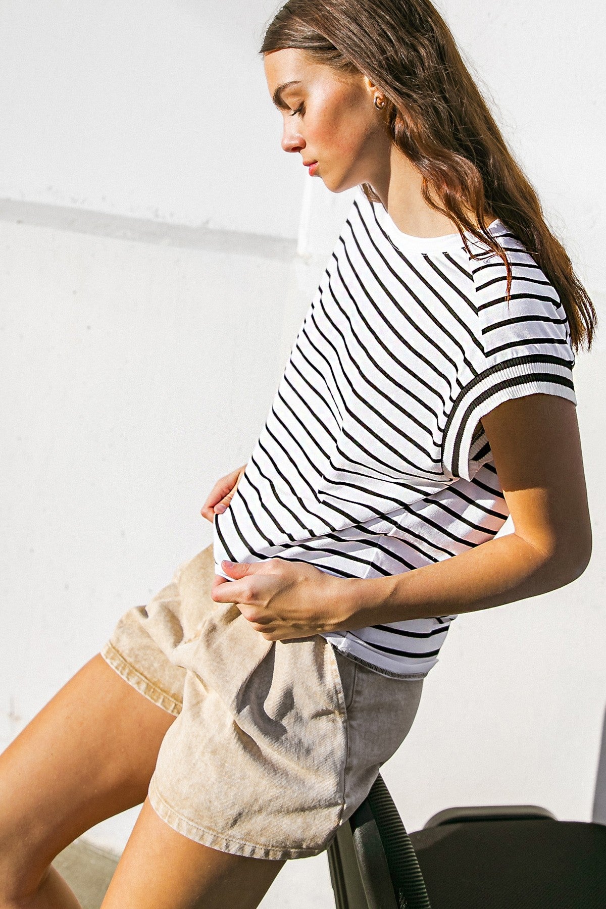 Striped Overized Top