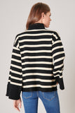 Slayder Striped Wide Sleeve Sweater