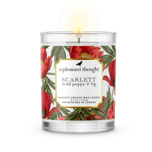 Scarlett Wild Poppy Fig Candle