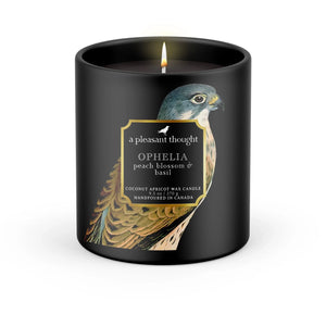 Ophelia Peach Blossom Basil Raven Candle