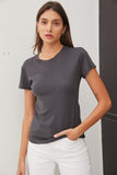 Charcoal Classic Jersey Tee