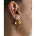 Empress Crystal Hoop Earrings