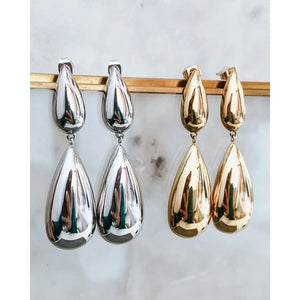 Eros Teardrop Earrings - Gold