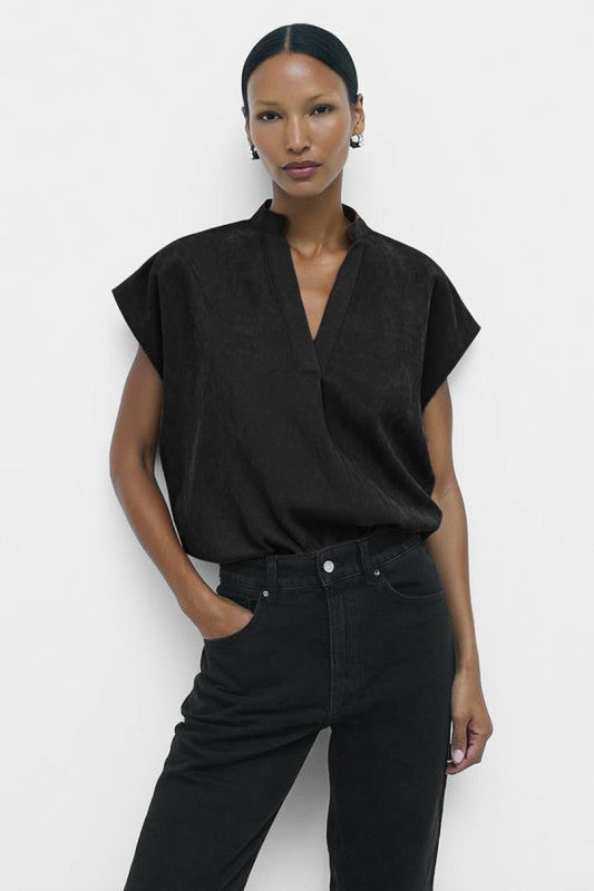 Soft Matte Black Top