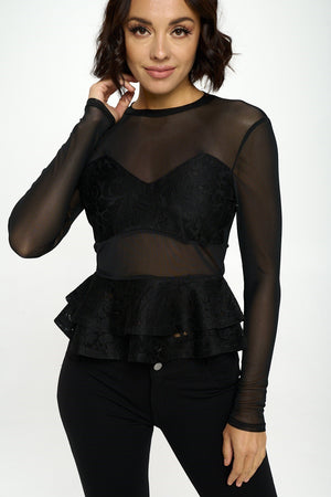 Alisha Mesh Top