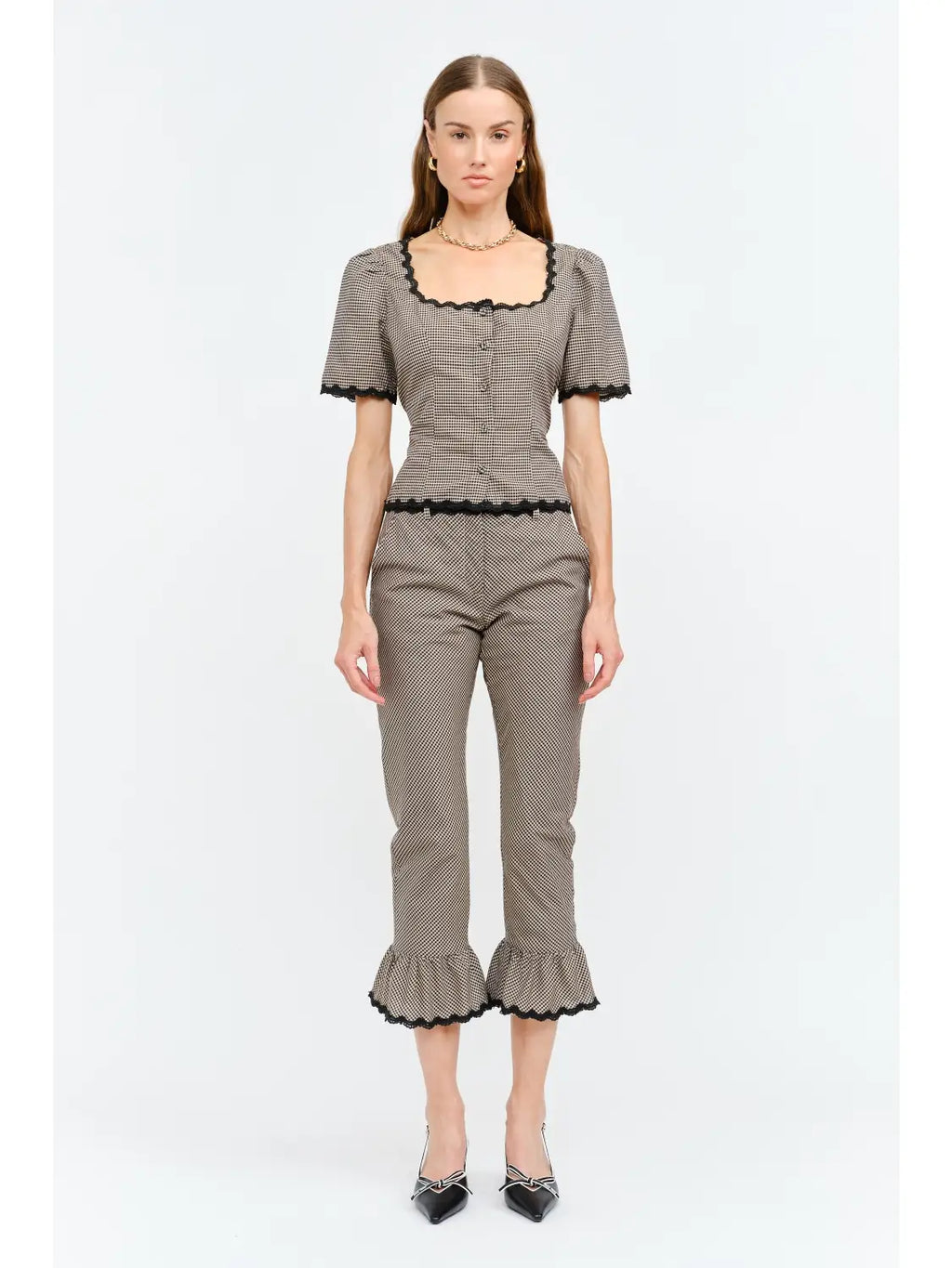 Bobby Gingham Blouse