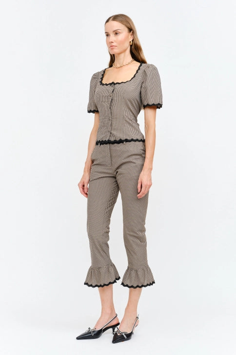 Bobby Gingham Blouse