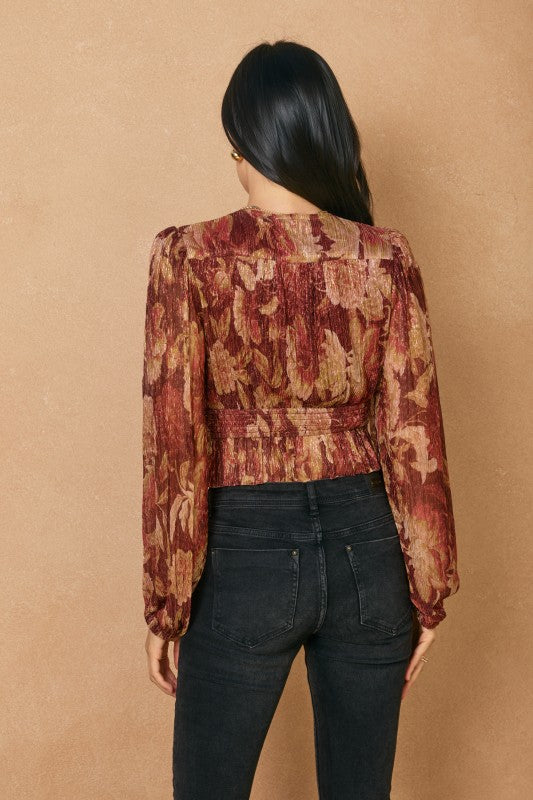 Crimson Gold Holiday Longsleeve