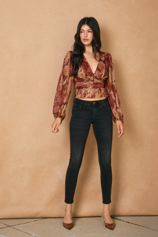 Crimson Gold Holiday Longsleeve