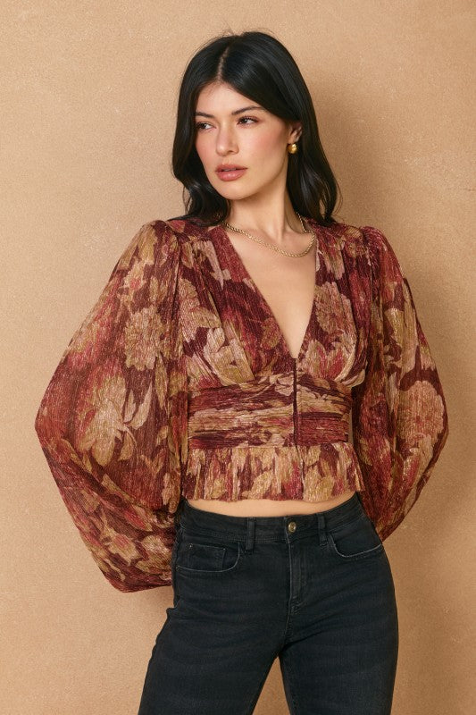 Crimson Gold Holiday Longsleeve