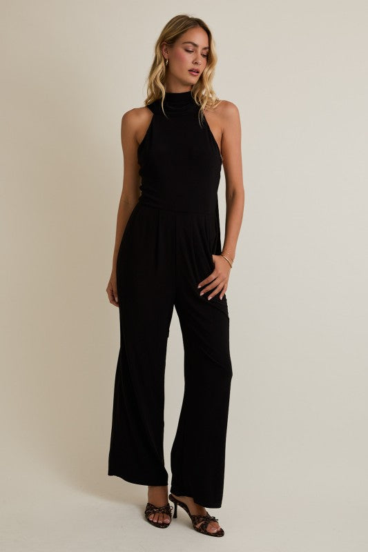 Draped Back Jumpsuit