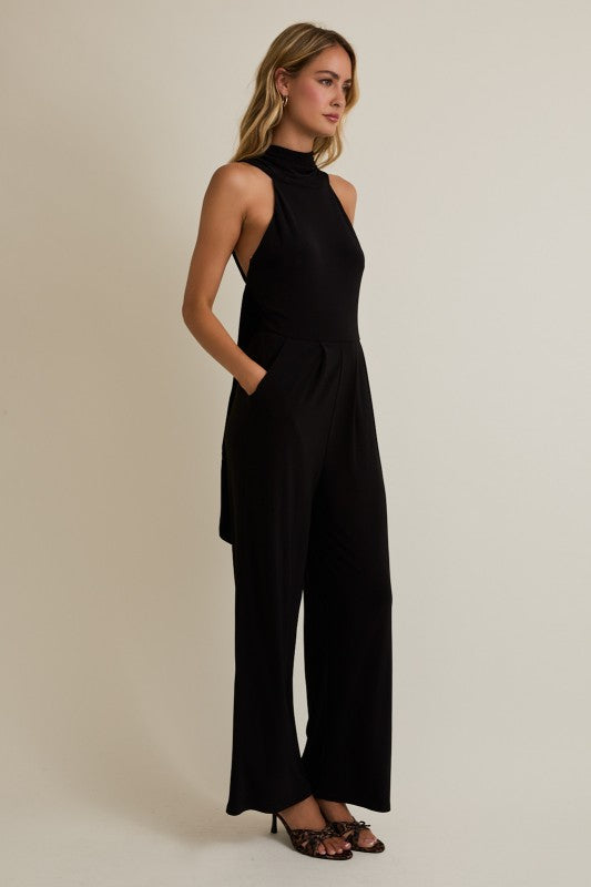 Draped Back Jumpsuit