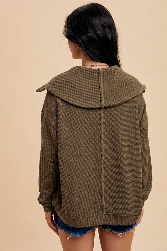 Olive Pullover Jacket