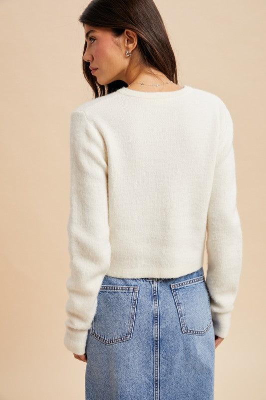 Baroque Button Cardigan