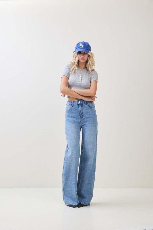 High Waisted Baggy Jeans