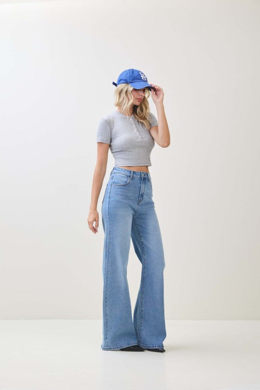 High Waisted Baggy Jeans