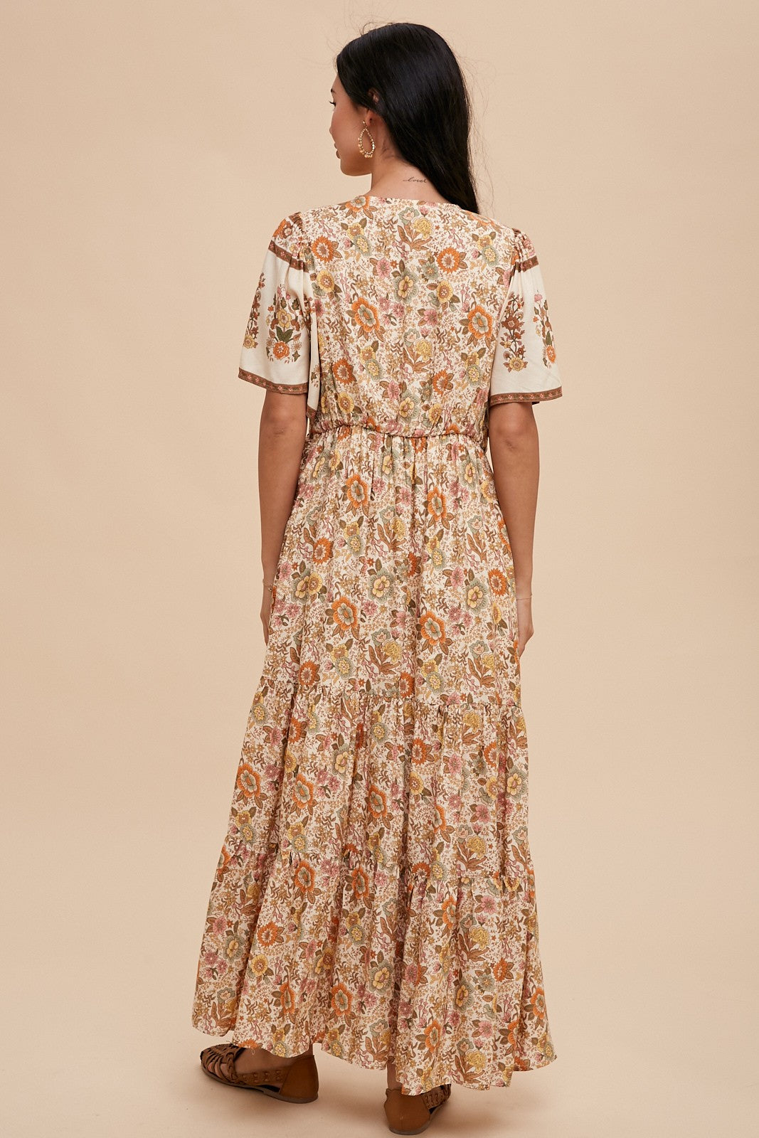 Desert Floral Maxi Dress