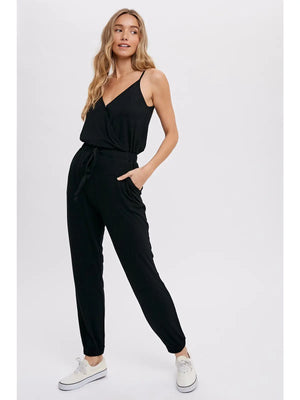 Black Jersey Jumpsuit