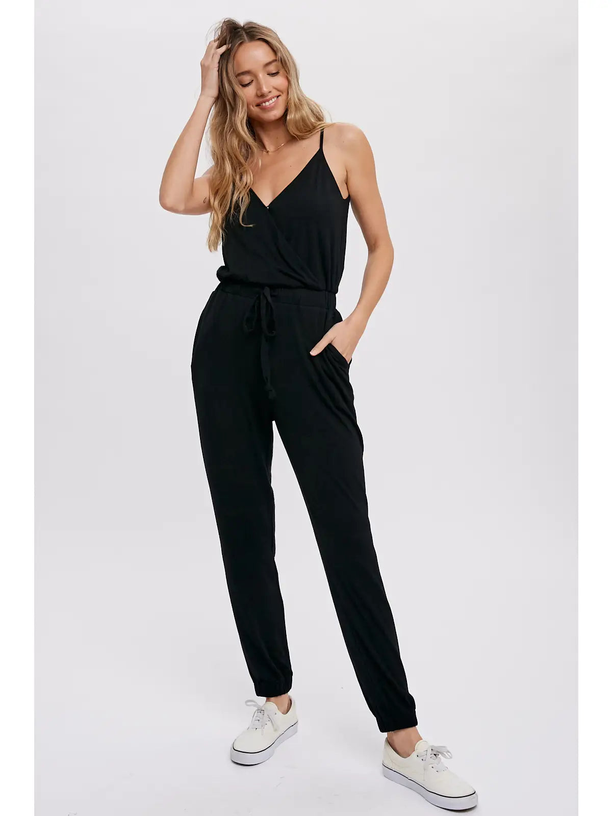 Black Jersey Jumpsuit