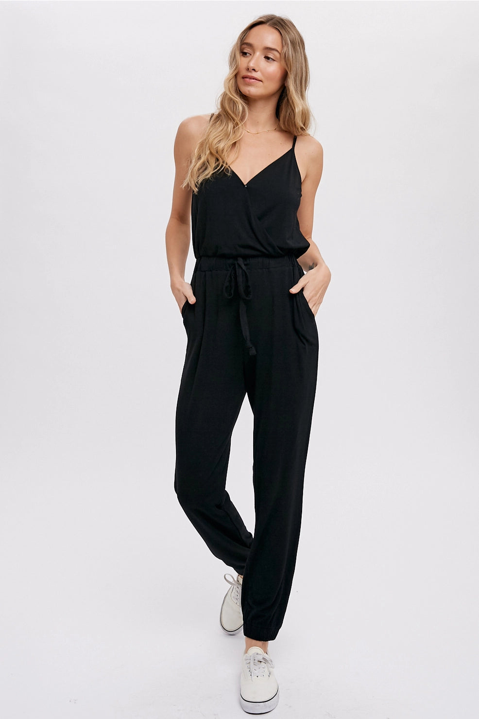 Black Jersey Jumpsuit