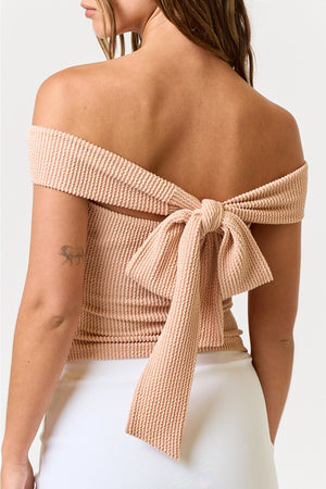 Blush Off Shoulder Top